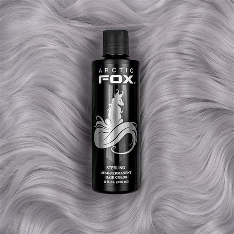 arctic fox gray hair color|arctic fox hair dye website.